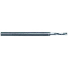 Micro Drill Bit: 0.0075″ Dia, 118 °, Cobalt TiN Finish, 0.984″ OAL, RH Cut, Spiral Flute, Straight-Cylindrical Shank, Series 660