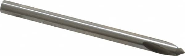 Guhring - 4mm Body Diam, 90°, 55mm OAL, High Speed Steel Spotting Drill - Eagle Tool & Supply