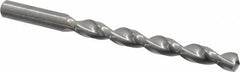 Guhring - 23/64" 130° Solid Carbide Jobber Drill - Bright Finish, Right Hand Cut, Parabolic Flute, Straight Shank, 4-7/8" OAL, Standard Point - Eagle Tool & Supply