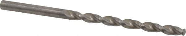 Guhring - #11 130° Solid Carbide Jobber Drill - Bright Finish, Right Hand Cut, Parabolic Flute, Straight Shank, 88.9mm OAL, Standard Point - Eagle Tool & Supply