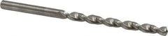 Guhring - #15 130° Solid Carbide Jobber Drill - Bright Finish, Right Hand Cut, Parabolic Flute, Straight Shank, 82.55mm OAL, Standard Point - Eagle Tool & Supply