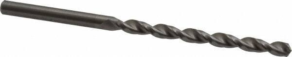 Guhring - #19 130° Solid Carbide Jobber Drill - Bright Finish, Right Hand Cut, Parabolic Flute, Straight Shank, 82.55mm OAL, Standard Point - Eagle Tool & Supply