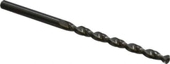 Guhring - #25 130° Solid Carbide Jobber Drill - Bright Finish, Right Hand Cut, Parabolic Flute, Straight Shank, 76.2mm OAL, Standard Point - Eagle Tool & Supply