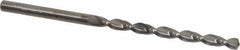 Guhring - #26 130° Solid Carbide Jobber Drill - Bright Finish, Right Hand Cut, Parabolic Flute, Straight Shank, 76.2mm OAL, Standard Point - Eagle Tool & Supply