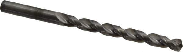 Guhring - Letter L 130° Solid Carbide Jobber Drill - Bright Finish, Right Hand Cut, Parabolic Flute, Straight Shank, 107.95mm OAL, Standard Point - Eagle Tool & Supply