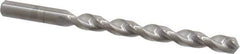 Guhring - Letter P 130° Solid Carbide Jobber Drill - Bright Finish, Right Hand Cut, Parabolic Flute, Straight Shank, 114.3mm OAL, Standard Point - Eagle Tool & Supply