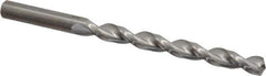 Guhring - Letter Q 130° Solid Carbide Jobber Drill - Bright Finish, Right Hand Cut, Parabolic Flute, Straight Shank, 120.65mm OAL, Standard Point - Eagle Tool & Supply