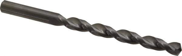 Guhring - Letter R 130° Solid Carbide Jobber Drill - Bright Finish, Right Hand Cut, Parabolic Flute, Straight Shank, 120.65mm OAL, Standard Point - Eagle Tool & Supply