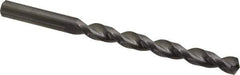 Guhring - Letter R 130° Solid Carbide Jobber Drill - Bright Finish, Right Hand Cut, Parabolic Flute, Straight Shank, 120.65mm OAL, Standard Point - Eagle Tool & Supply