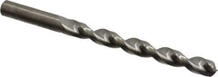 Guhring - Letter U 130° Solid Carbide Jobber Drill - Bright Finish, Right Hand Cut, Parabolic Flute, Straight Shank, 123.83mm OAL, Standard Point - Eagle Tool & Supply