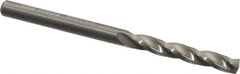 Guhring - #28 150° Solid Carbide Jobber Drill - Bright Finish, Right Hand Cut, Spiral Flute, Straight Shank, 2-3/64" OAL, Standard Point - Eagle Tool & Supply