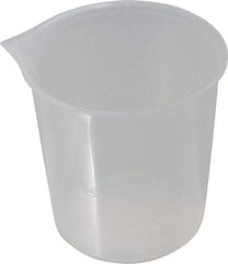 Bel-Art - 250 ml Polypropylene Graduated Beaker - 50 ml Graduation, 3-19/64" Diam x 3-7/16" High - Eagle Tool & Supply