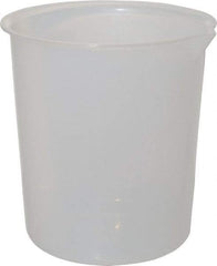 Bel-Art - 4,000 ml Polypropylene Graduated Beaker - 1,000 ml Graduation, 8-29/64" Diam x 9-5/64" High - Eagle Tool & Supply