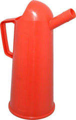 Bel-Art - 2 L Pitcher - Polypropylene, Red, 12" High x 5-1/8" Diam - Eagle Tool & Supply