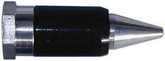 Coilhose Pneumatics - Blow Gun Safety High Flow Nozzle - 1/2-27 UNS, 2" Long, Aluminum - Eagle Tool & Supply