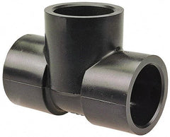 NIBCO - 6" Polypropylene Plastic Pipe Fitting - S x S x S End Connections - Eagle Tool & Supply