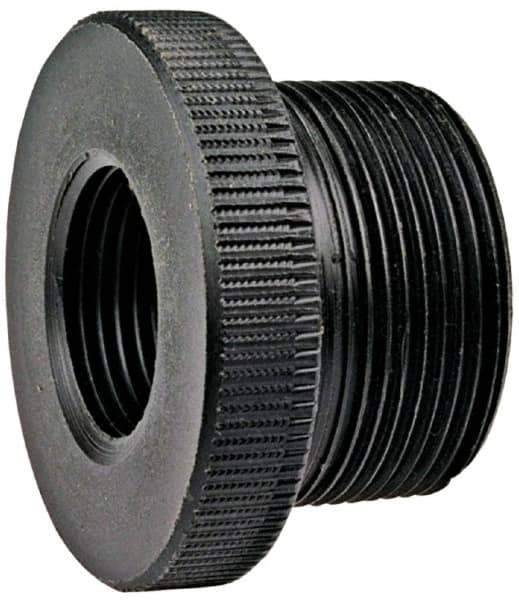 NIBCO - 3 x 2" Polypropylene Plastic Pipe Flush Reducer Bushing - Schedule 80, MPT x FPT End Connections - Eagle Tool & Supply