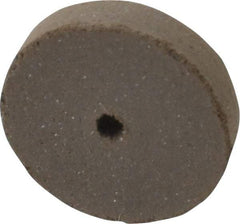 Cratex - 5/8" Diam x 1/16" Hole x 1/8" Thick, Surface Grinding Wheel - Silicon Carbide, Medium Grade, 25,000 Max RPM, Rubber Bond, No Recess - Eagle Tool & Supply