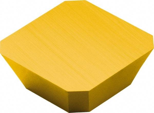 Sandvik Coromant - SEM43 Grade 235 Carbide Milling Insert - TiCN/TiN Finish, 3/16" Thick, 1/2" Inscribed Circle, 1.2mm Corner Radius - Eagle Tool & Supply