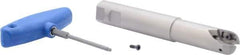 Iscar - 1" Cut Diam, 0.79" Max Depth of Cut, 1" Shank Diam, 6.7" OAL, Indexable Ball Nose End Mill - 2-3/4" Head Length, Straight Shank, BCM Toolholder, BCR... Insert - Eagle Tool & Supply