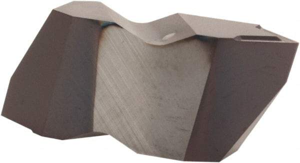 Kennametal - NT3 Grade KCU10, Internal/External Partial Profile 60° Threading Insert - 1.25 to 40mm & 6 to 20 TPI Ext Pitch, 20 to 50mm & 5 to 12 TPI Int Pitch, Right Hand Insert, AlTiN Finish, Carbide - Eagle Tool & Supply