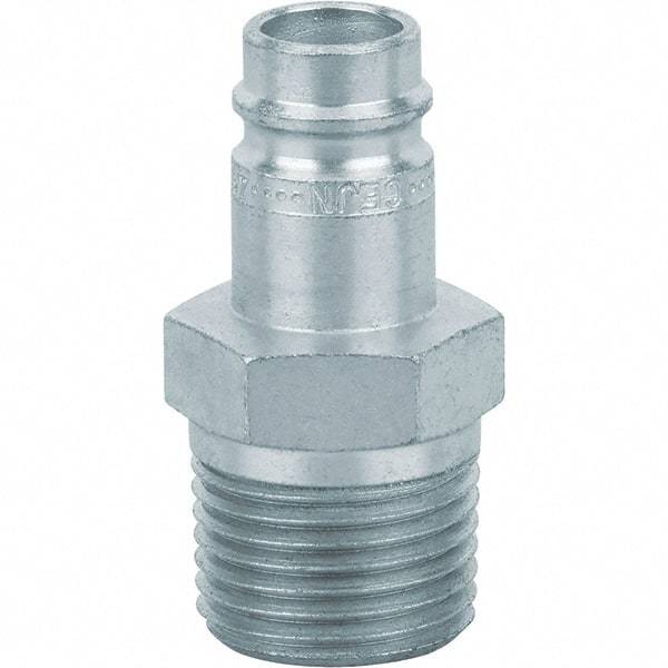 Dynabrade - 1/2 Male NPT Pneumatic Hose Plug - Steel, 1/2" Body Diam - Eagle Tool & Supply
