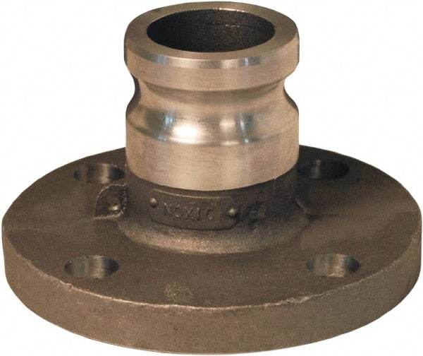 Dixon Valve & Coupling - 6" Aluminum Cam & Groove Suction & Discharge Hose Male Adapter Female NPT Thread - Part A, 6" Thread, 75 Max psi - Eagle Tool & Supply