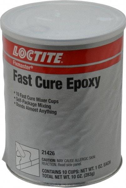 Loctite - 1 oz Can Two Part Epoxy - 5 min Working Time, 1,955 psi Shear Strength, Series Fixmaster - Eagle Tool & Supply