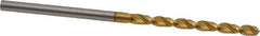Guhring - 2.3mm 130° Cobalt Jobber Drill - TiN Finish, Right Hand Cut, Parabolic Flute, Straight Shank, 2-3/32" OAL, Standard Point - Eagle Tool & Supply
