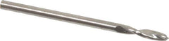 Guhring - 2.25mm 130° Parabolic Flute High Speed Steel Screw Machine Drill Bit - Bright Finish, Right Hand Cut, 13mm Flute Length, 40mm OAL, Standard Point, Straight Shank - Eagle Tool & Supply
