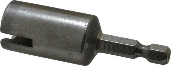 Made in USA - Wing Nut Driver - 1/4" Hex Drive, 2-3/8" OAL - Eagle Tool & Supply