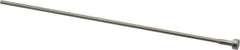 Gibraltar - 3/32" Pin Diam, 1/4" Head Diam x 1/8" Head Height, 6" OAL, Shoulder Ejector Pin - Steel, 5-1/2" Pin Length - Eagle Tool & Supply