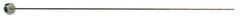 Gibraltar - 9/16" Pin Diam, 13/16" Head Diam x 1/4" Head Height, 14" OAL, Straight Ejector Pin - Steel, 13-3/4" Pin Length - Eagle Tool & Supply