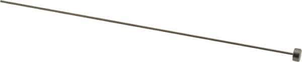 Gibraltar - 3/64" Pin Diam, 1/4" Head Diam x 1/8" Head Height, 6" OAL, Straight Ejector Pin - Steel, 5-7/8" Pin Length - Eagle Tool & Supply