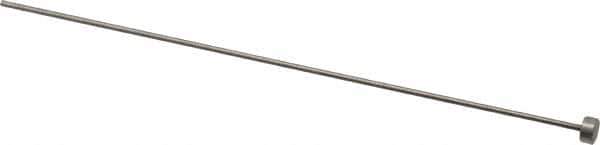 Gibraltar - 1/16" Pin Diam, 1/4" Head Diam x 1/8" Head Height, 6" OAL, Straight Ejector Pin - Steel, 5-7/8" Pin Length - Eagle Tool & Supply