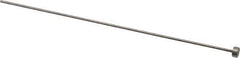 Gibraltar - 1/16" Pin Diam, 1/4" Head Diam x 1/8" Head Height, 6" OAL, Straight Ejector Pin - Steel, 5-7/8" Pin Length - Eagle Tool & Supply