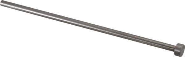 Gibraltar - 3/16" Pin Diam, 3/8" Head Diam x 3/16" Head Height, 6" OAL, Straight Ejector Pin - Steel, 5-13/16" Pin Length - Eagle Tool & Supply