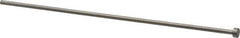 Gibraltar - 3/16" Pin Diam, 3/8" Head Diam x 3/16" Head Height, 10" OAL, Straight Ejector Pin - Steel, 9-13/16" Pin Length - Eagle Tool & Supply