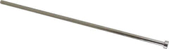 Gibraltar - 15/64" Pin Diam, 13/32" Head Diam x 3/16" Head Height, 10" OAL, Straight Ejector Pin - Steel, 9-13/16" Pin Length - Eagle Tool & Supply