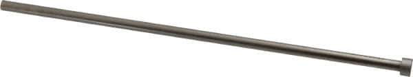 Gibraltar - 17/64" Pin Diam, 7/16" Head Diam x 1/4" Head Height, 10" OAL, Straight Ejector Pin - Steel, 9-3/4" Pin Length - Eagle Tool & Supply