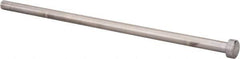 Gibraltar - 3/8" Pin Diam, 5/8" Head Diam x 1/4" Head Height, 10" OAL, Straight Ejector Pin - Steel, 9-3/4" Pin Length - Eagle Tool & Supply