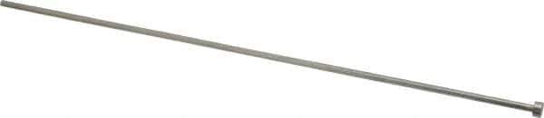 Made in USA - 1/8" Pin Diam, 1/4" Head Diam x 1/8" Head Height, 10" OAL, Hard Core Pin - Steel, 9-7/8" Pin Length - Eagle Tool & Supply