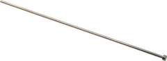 Gibraltar - 3mm Pin Diam, 6mm Head Diam x 3mm Head Height, 200mm OAL, Straight Ejector Pin - Steel, 197mm Pin Length - Eagle Tool & Supply
