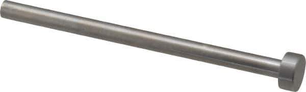 Gibraltar - 6mm Pin Diam, 12mm Head Diam x 5mm Head Height, 100mm OAL, Straight Ejector Pin - Steel, 95mm Pin Length - Eagle Tool & Supply