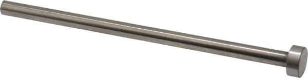 Gibraltar - 6mm Pin Diam, 12mm Head Diam x 5mm Head Height, 125mm OAL, Straight Ejector Pin - Steel, 120mm Pin Length - Eagle Tool & Supply