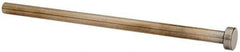 Gibraltar - 8mm Pin Diam, 14mm Head Diam x 5mm Head Height, 160mm OAL, Straight Ejector Pin - Steel, 155mm Pin Length - Eagle Tool & Supply