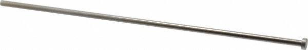 Gibraltar - 8mm Pin Diam, 14mm Head Diam x 5mm Head Height, 400mm OAL, Straight Ejector Pin - Steel, 395mm Pin Length - Eagle Tool & Supply