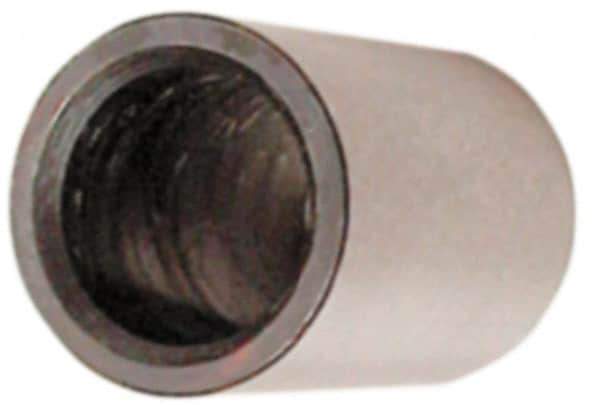 Made in USA - 1-3/8" OAL, 1-1/2" ID, 2.005" Body Diam, Heat Treated Steel, Die & Mold Straight Bushing - Self Lubricating - Eagle Tool & Supply