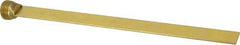 Made in USA - 3/4" NPT Thread, Straight, Die & Mold Cooling Baffle - 12" OAL, Brass - Eagle Tool & Supply