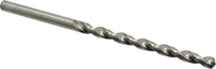 Accupro - 11/32", 130° Point, Parabolic Flute, Vanadium High Speed Steel Taper Length Drill Bit - Bright Finish, 4-17/32" Flute Length, 6-7/8" OAL - Eagle Tool & Supply